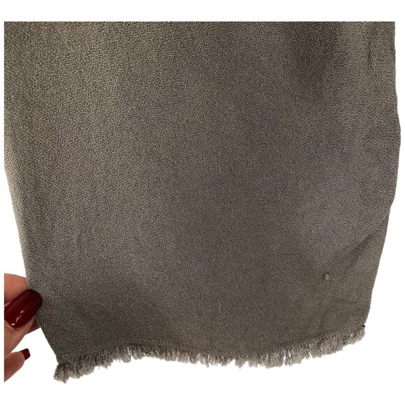 Leigh and Luca Slouchy Long Sleeve Lagen Look Minimalist Button Up Top Size M - Picture 3 of 12